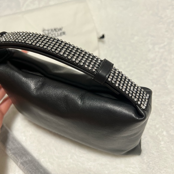 SIMON MILLER Mini Puffin Leather Shoulder Bag crystal strap - Picture 5 of 8